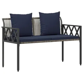 vidaXL 2-Seater 116 x 56 x 75 cm Grau