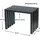 DanDiBo Ambiente Hocker Metall 60 x 43,5 x 37 cm Schwarz