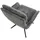 Landscape Drehsessel Olmo Cord 60 x 89 x 69 cm anthrazit