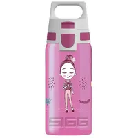 Sigg Trinkflasche Viva One Girls Way - Für Kohlensäurehaltige Getränke Geeignet - Auslaufsicher - Spülmaschinenfest - BPA-frei - Sport - Rosa - 0,5L