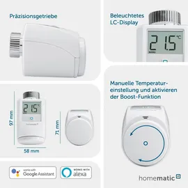 eQ-3 Heizkörperthermostat eTRV-2 Funk App-fähig programmierbar