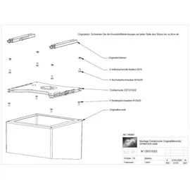 Scopema Drehkonsole für Mercedes Sprinter Bj. 2006-2018 / VW Crafter Bj. 2006-2016, Originalsitz, Beifahrerseite