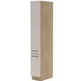 Apothekerschrank Cashmere B/H/T: ca. 30x200x57 cm - Cashmere, Creme, Schwarz