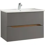 Saphir Quickset Keramikwaschtisch 75 x 45 cm