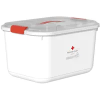 Familien-Pillen-Organizer, staubdicht, große Kapazität, Pillendose mit Deckel, Pillen-Tragebox für Arbeit, Schule, Outdoor-Aktivitäten