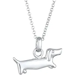 Elli Anhänger Hund Dackel 925 Sterling Silver Ketten   Damen