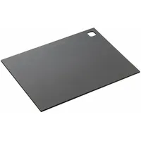 Rosenstein & Söhne Holzfaser-Schneidebrett, spülmaschinenfest, schwarz, 37 x 27,5