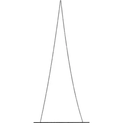 Nicky Hängende Dekoration 150 cm gerade schwarz