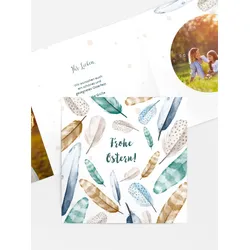 Osterkarten selbst gestalten mit Spruch und Fotos im Onlinedesigner bei Meine-Kartenmanufaktur.de
