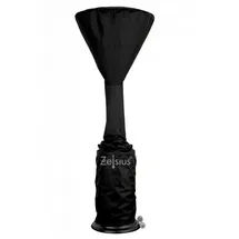 Zelsius Grillabdeckung Ø 70 cm Polyester, PVC schwarz