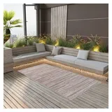 vidaXL Outdoor-Teppich Taupe 140x200 cm PP