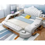 xl moebel gmbh Doppel Luxus Design Bett 180 x 200 cm Weiß