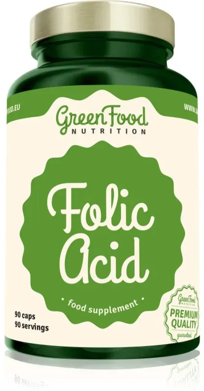 GreenFood Nutrition Folic Acid Kapseln mit Folsäure 114 g