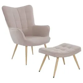byLIVING Sessel UTA Polyester 0 x 0 x 0 cm Beige