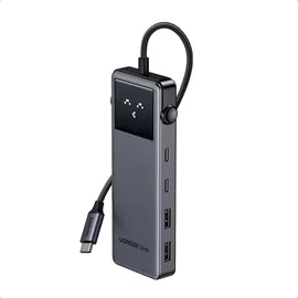 UGREEN Uno USB-C Hub mit 10Gbps USB-C & USB-A Datenanschlüssen 4K@60Hz HDMI für MacBook Pro/Air, iPad Pro, Surface, XPS, Thinkpad und mehr