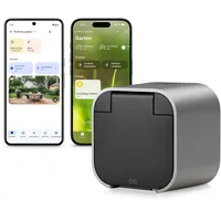 Eve Energy Outdoor Smarte Außensteckdose Schwarz 2 St.