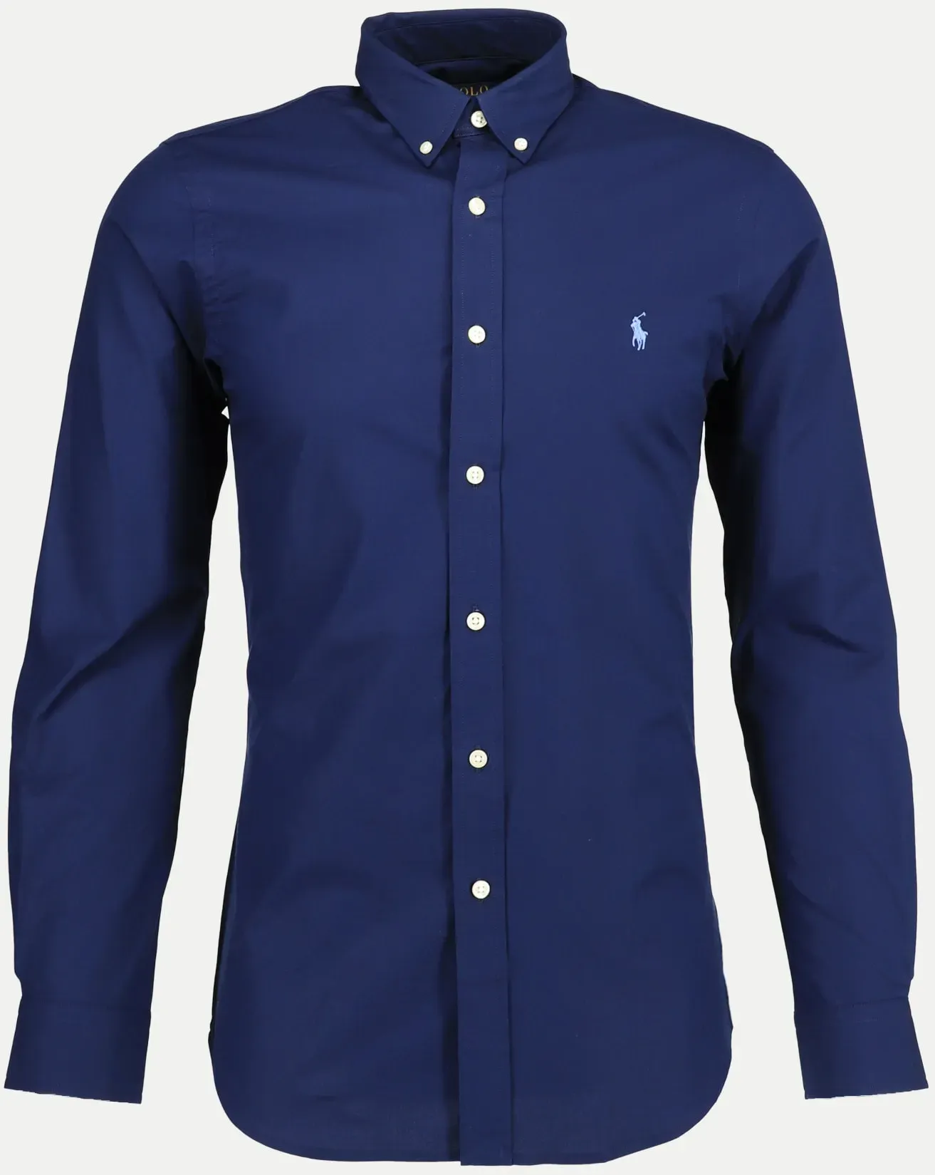 Slim-Fit Hemd mit Stretch Blau S