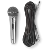 Nedis MPWD45GY Mikrofon Silber Instrumenten-Mikrofon