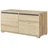 Germania Schuhbank 96 x 52 x 40 cm braun / edelbuchefarben