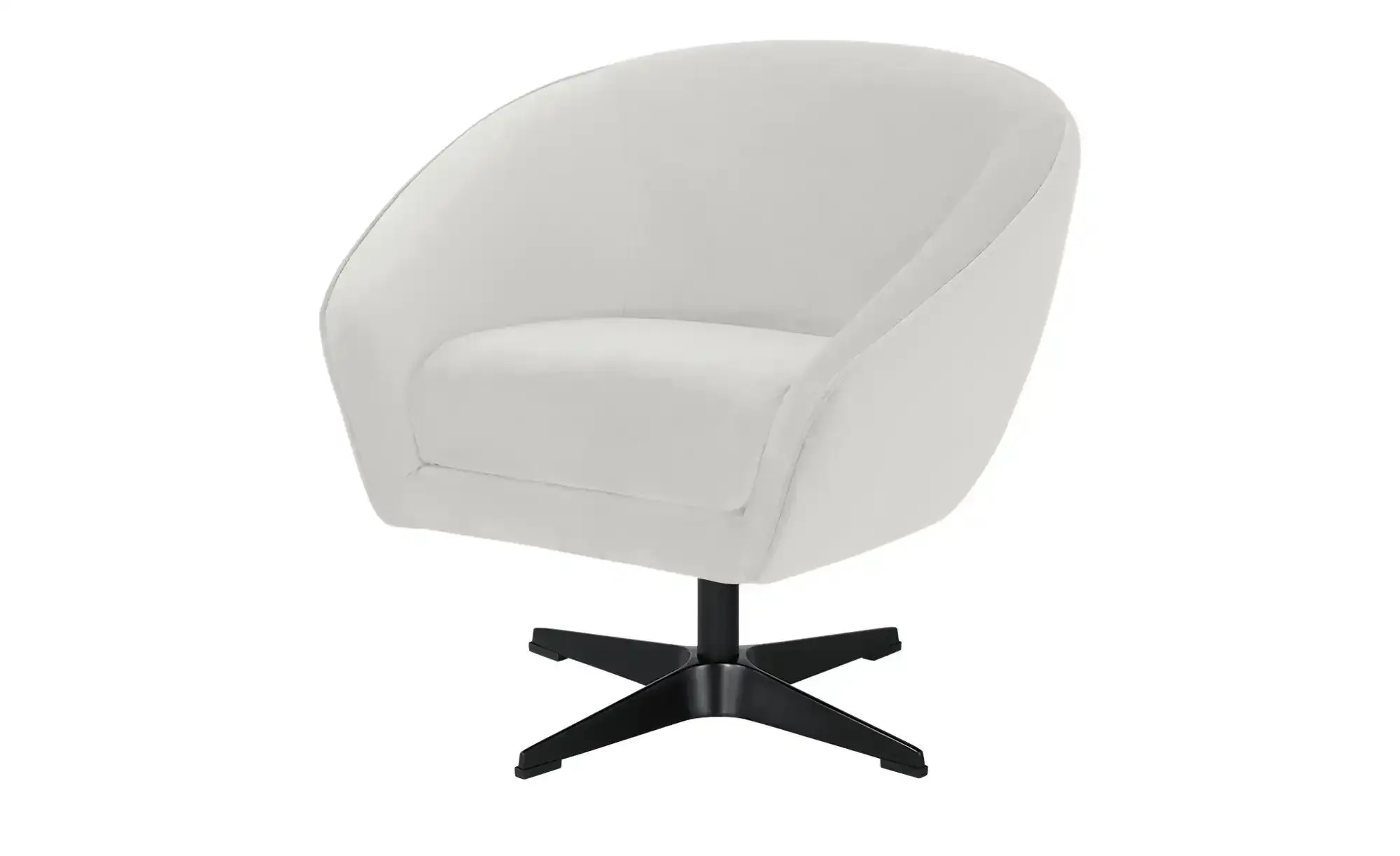 switch Drehsessel  Roma Mikrofaser , grau , Maße (cm): B: 80 H: 75 T: 80.0
