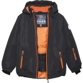 Color Kids Skijacke orange | schwarz 128
