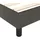 vidaXL Boxspringbett 160 x 200 cm dunkelgrau