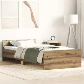 vidaXL Artisan-Eiche 100 x 200 cm Brown