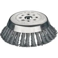 Lessmann Kegelbürste D.180mm Drahtstärke 0,5mm STA 14mm Bohr.20mm 8000min-1