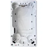 Canadian Spa Company Whirlpool, Weiß Hochglanz, Kunststoff, 3-Sitzer, Rechteckig, 228x137x390 cm, Freizeit, Pools und Wasserspaß, Whirlpools