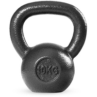 unycos - Kettlebell aus Gusseisen - Kugelhantel mit strapazierfähiger Beschichtung - Breiter und weicher Griff - Für Krafttraining, Muskelaufbau, Bodybuilding und Fitness - Home Gym (10 Kg)