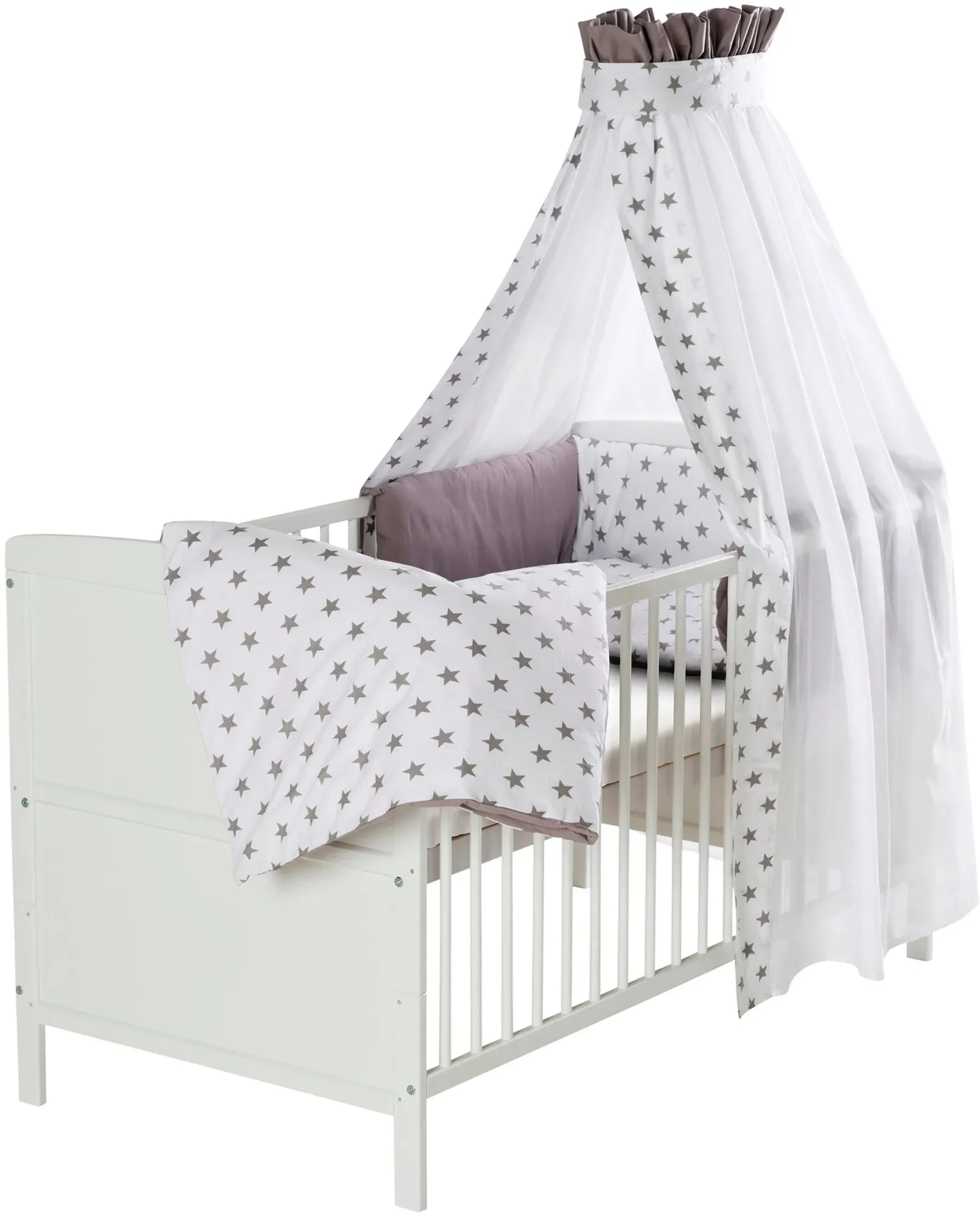 Schardt Babybett mit Ausstattung Conny 70x140 cm, weiss