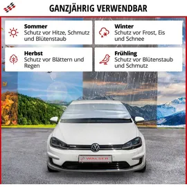 Walser Frontscheibenabdeckung silber 2 St. 200 x 70 cm