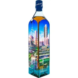 Johnnie Walker Blue Label Cities of the Future Berlin 2220 Blended Scotch 40% vol 0,7 l Geschenkbox