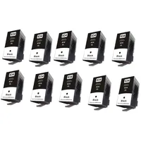 Tisanto 10x Patronen kompatibel zu HP 934 XL Black