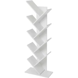 ML-Design Aktenregal 50x25x140 cm Weiß