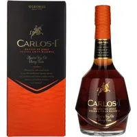 brandy carlos i Carlos I Brandy Solera Gran Reserva Sherry Casks 40% Vol. 0,7l in Geschenkbox