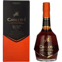 brandy carlos i Carlos I Brandy Solera Gran Reserva Sherry Casks 40% Vol. 0,7l in Geschenkbox