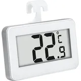 Digitales Kühlschrank-gefrierschrank-thermometer Mit Innen- Und Außentemperaturanzeige Und Großem Led-display Für Küchenkühlschränke, Weiß