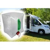 BISOMO Wasserkanister faltbar 10L, Faltkanister mit Hahn und Tragegriff, Wassersack, Wassertank für Outdoor Camping Wohnmobil Garten Picknick