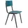 ZUIVER Stapelstuhl BACK TO SCHOOL MATTE PETROL blau