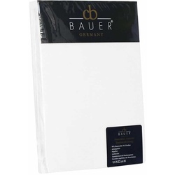 Curt Bauer Jersey-Spannbetttuch - 120x200cm - 130x220cm	weiss