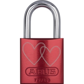 ABUS Vorhängeschloss, 72/40 red Love Lock 4 Lock-Tag