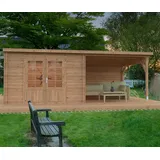 Palmako Gartenhaus Ella 6,14 x 3,40 m Braun