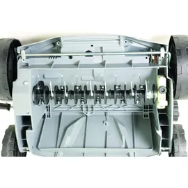 Ikra mogatec IKRA Vertikutierer Rasenlüfter IEVL 1838 Fangkorb 40l, Arbeitsbreite 38cm, Arbeitstiefe einstellbar