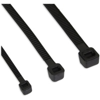 InLine Kabelbinder, Länge 400mm, Breite 7,2mm, Schwarz 100 Stück