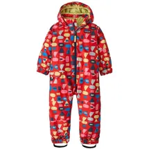 Patagonia Baby Snow Pile One-Piece - Overall - Kind Forest Being: Sizzle Red 6 - 12 Monate