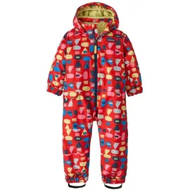 Patagonia Baby Snow Pile One-Piece - Overall - Kind Forest Being: Sizzle Red 6 - 12 Monate