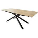DeLife Edge 180-220 x 71 x 100 cm Eichefarbig schwarz