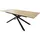 DeLife Edge 180-220 x 71 x 100 cm Eichefarbig schwarz
