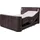 ed exciting design Dallas Boxspringbett 180x200 cm , inkl. Topper, LED-Beleuchtung, motorisierter TV-Halterung lila